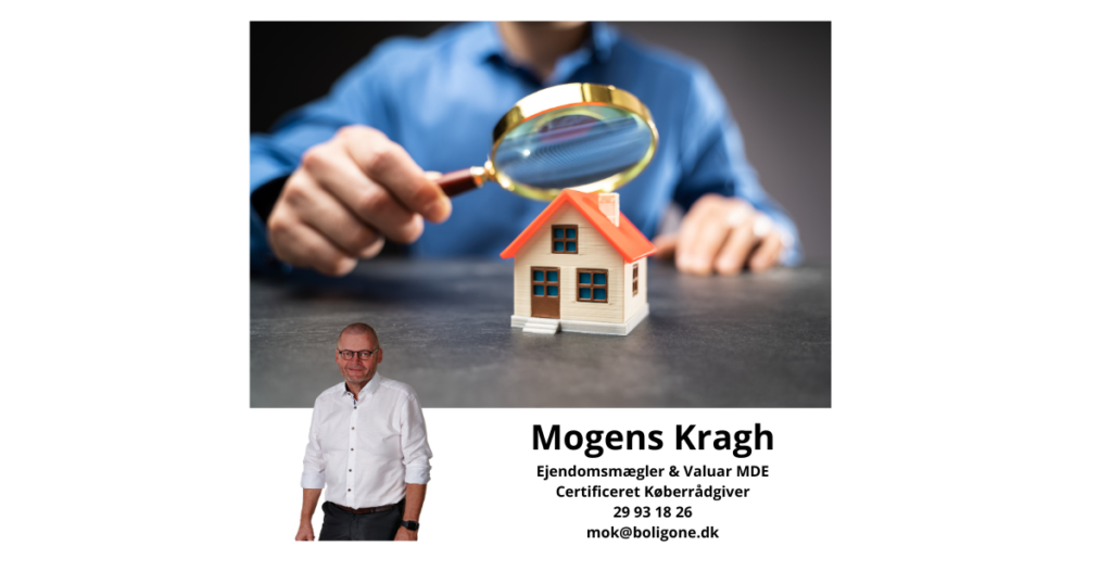 Mogens Kragh gennemgår huseftersynsordningen med tilstandsrapport, elinstallationsrapport og ejerskifteforsikring.